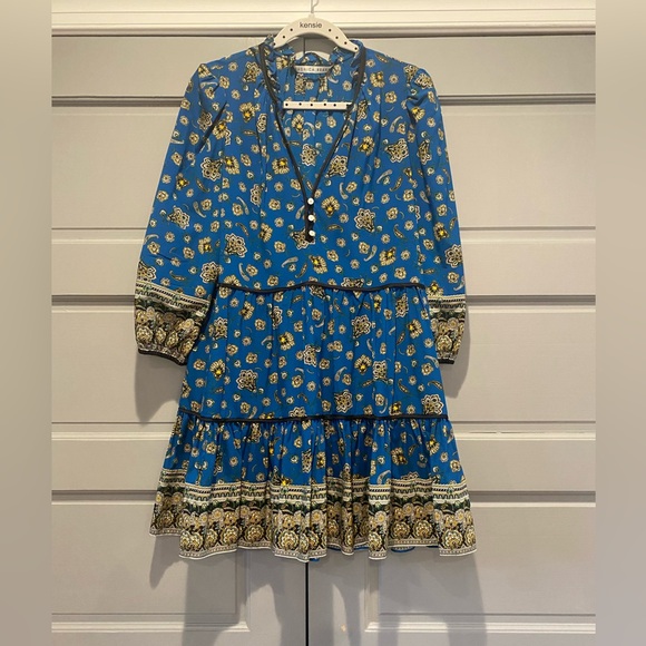 EXCELLENT CONDITION- Veronica Beard Hawken Floral stretch silk mini dress - Picture 5 of 14